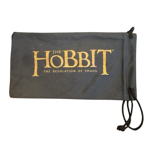 The Hobbit Black and Gold Fabric Pouch - Picture 4 of 6